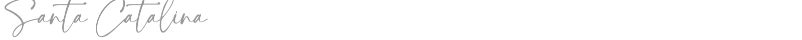 Santa Catalina font preview